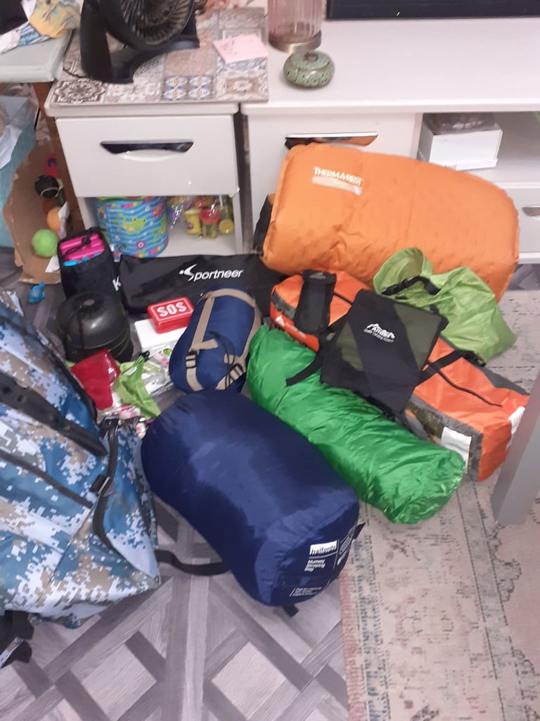 image for Selection of camping gear