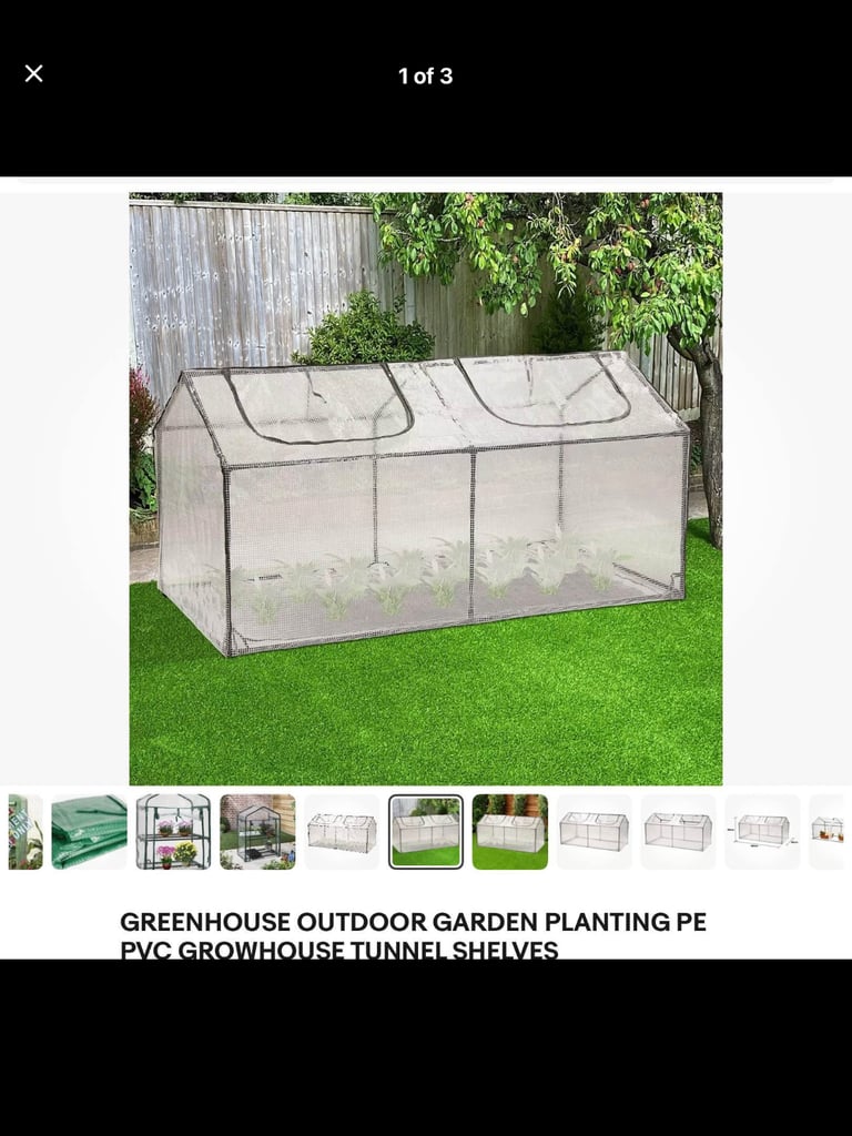 image for Small greenhouse cover for seedlings. New in box