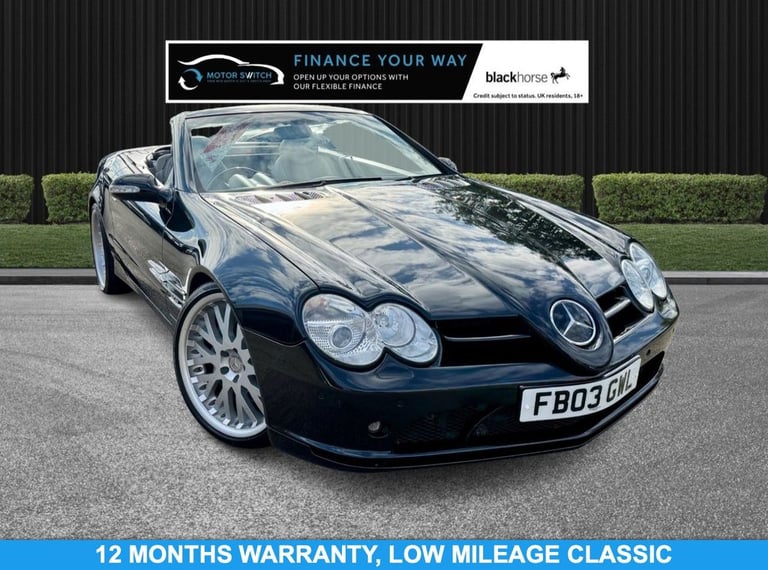 image for 2003 03 MERCEDES-BENZ SL 5.5 SL600 CONVERTIBLE 2DR PETROL AUTOMATIC (346 G/KM, 5