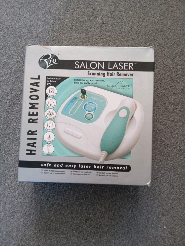 Salon laser scanning hair remover