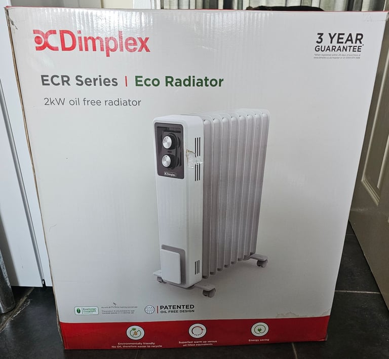 Dimplex Oil Free Radiator ECR Series 2KW