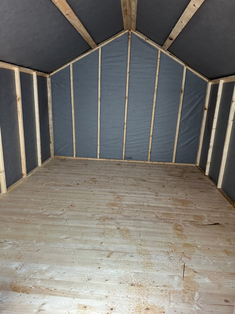 Shed with PVC door 12x10