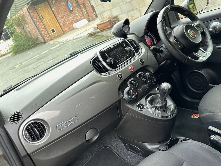 17 67 Abarth 595 1.4 T-Jet (145) 3 Door Met Record Grey **1 Driver, Belt Done**