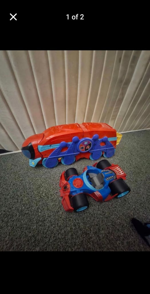 Kids spiderman truck and car