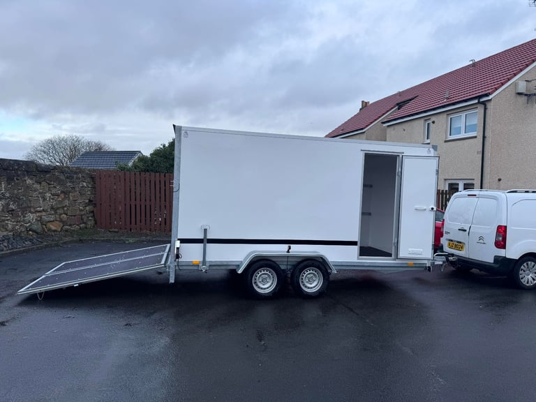 image for BRAND NEW 400cm x 200cm x 200cm TWIN AXLE BOX TRAILER WITH DUO DOORS 2700KG
