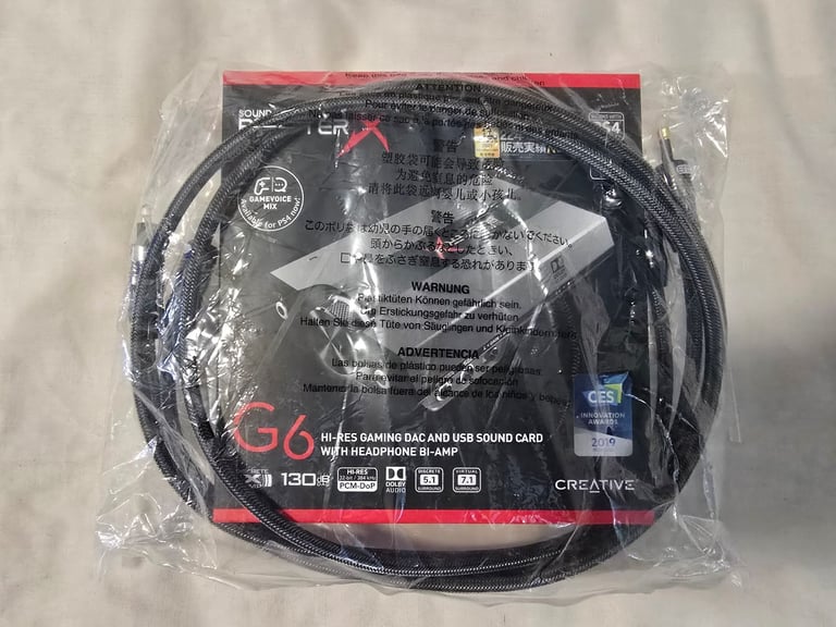 Creative Soundblaster X G6 External USB Soundcard