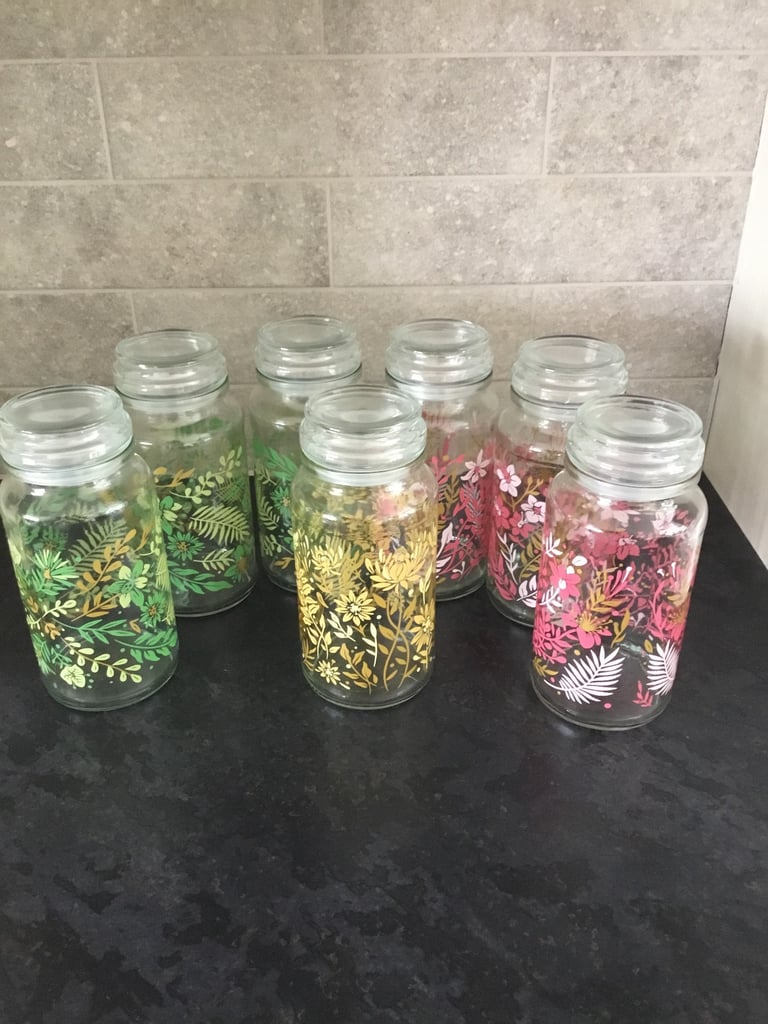 image for Decorative Glass storage Jars