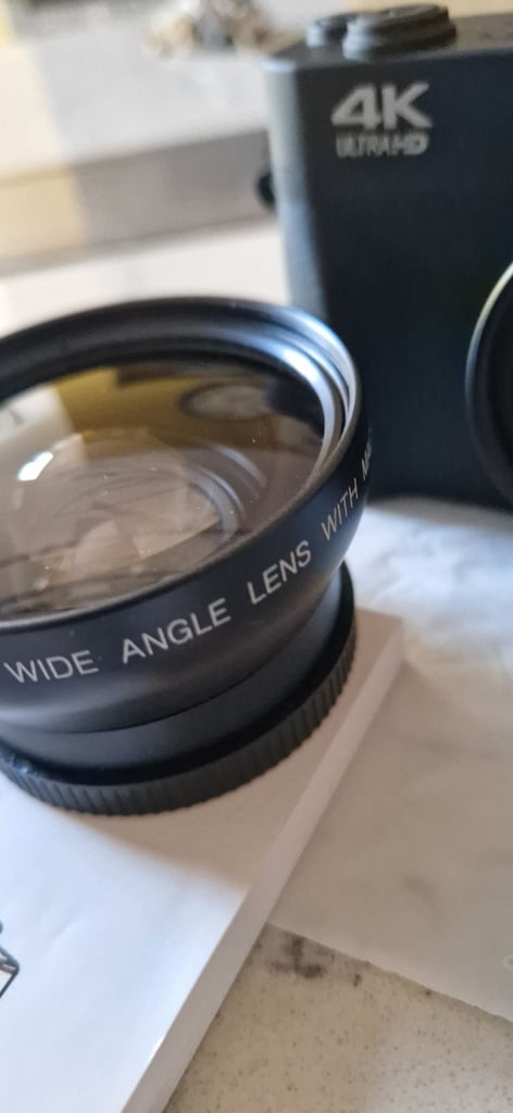 Brand new 4k Digital Camera withvwide angle lens
