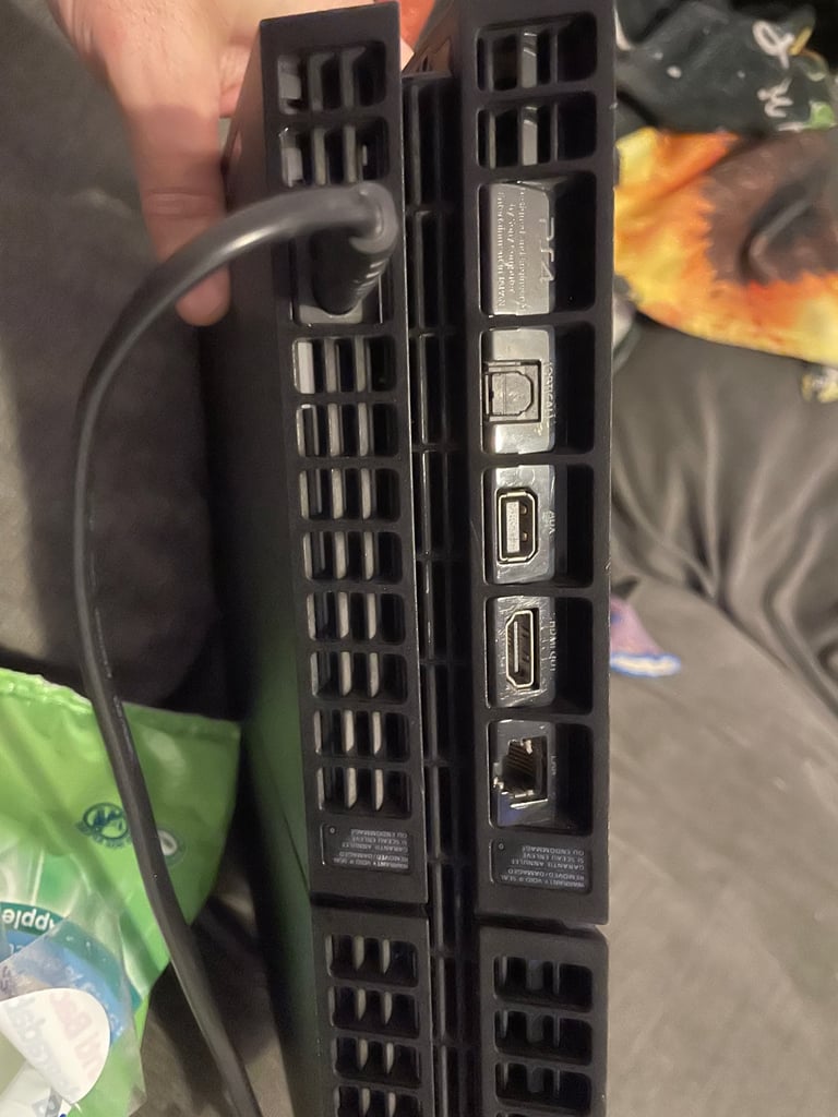 PlayStation 4 with controller 
