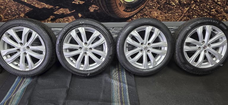 image for Suzuki Swift Genuine 16 alloy wheels + 4 x tyres 185 55 16