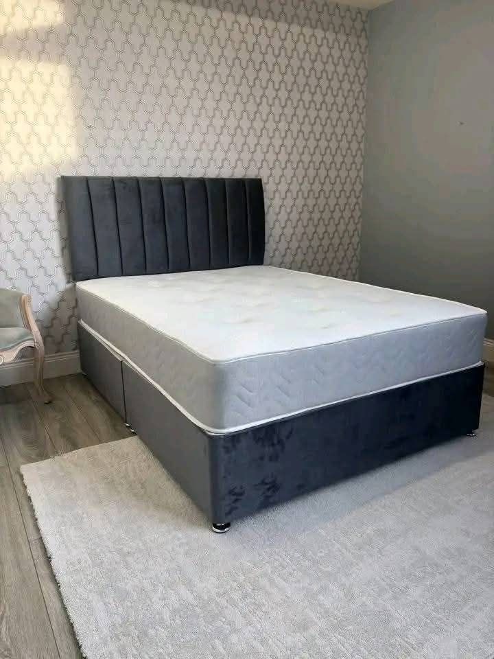 image for New Arrival ^^ Double Divan Bed With Mattress TODAY DELIVERY 