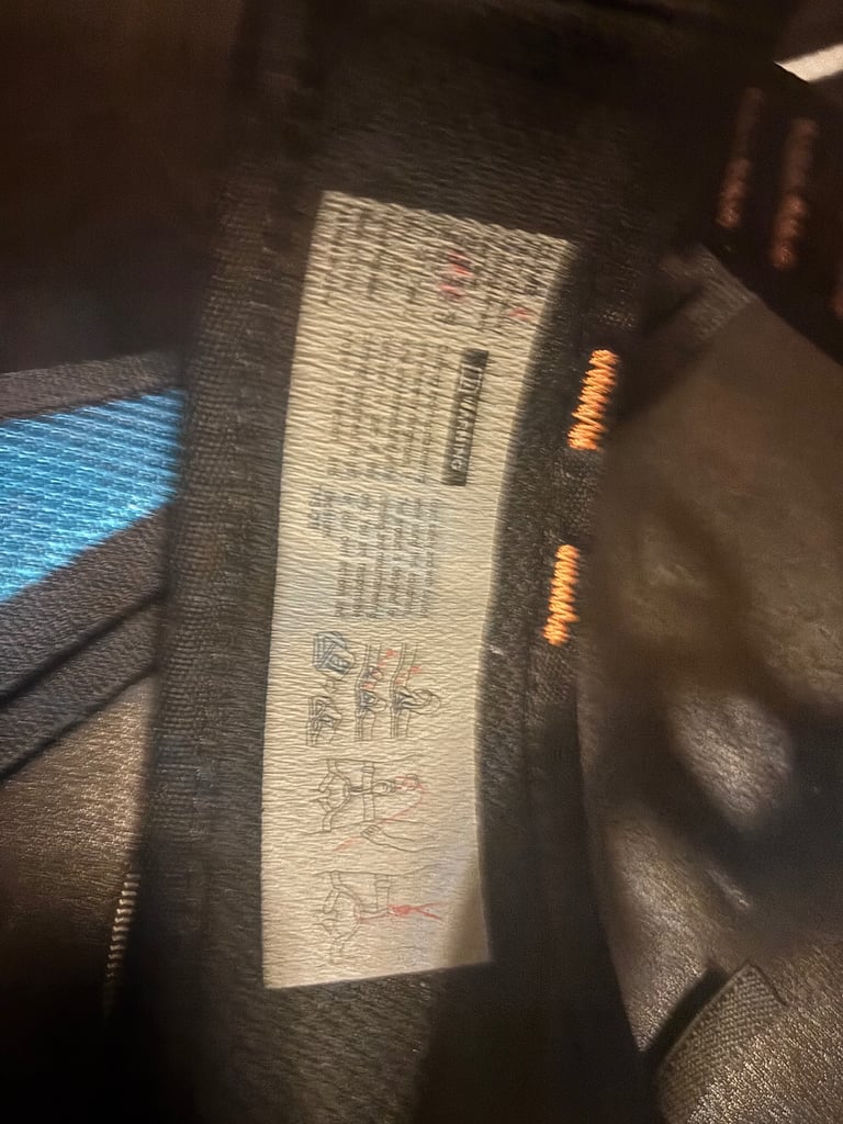 Climbing shoes, harness chalk etc.