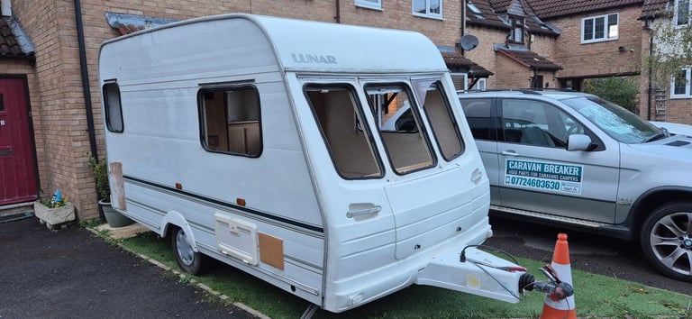 FREE - empty inside, stripped caravan shell...