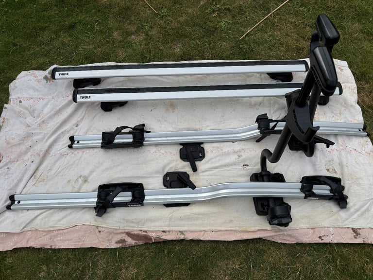 image for THULE Car Roof Bars and Bike Racks (x2)***SUPERB CONDITION, HARDLY USED***