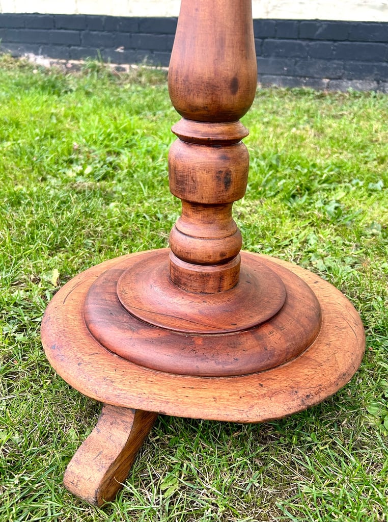 Victorian mahogany antique side table vintage wooden arts and crafts hall desk industrial occasional