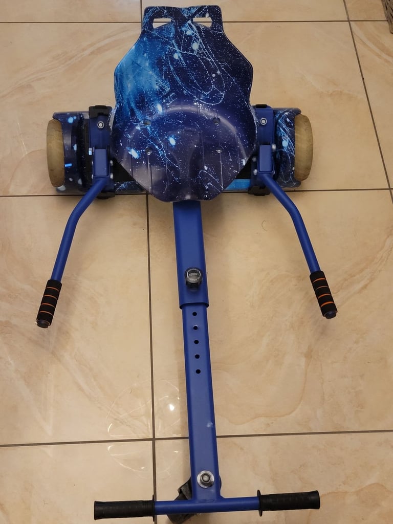 Infinity blue galaxy bundle 6.5" all terrain Bluetooth and led official hoverboard  go cart