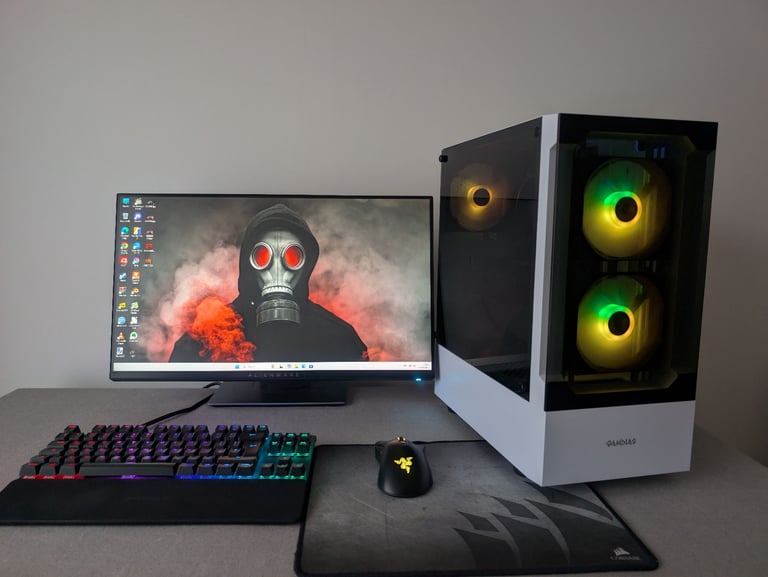 Full Setup AMD Ryzen RTX Gaming PC