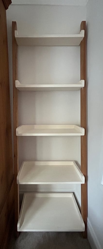 Modern, solid oak bookcase 