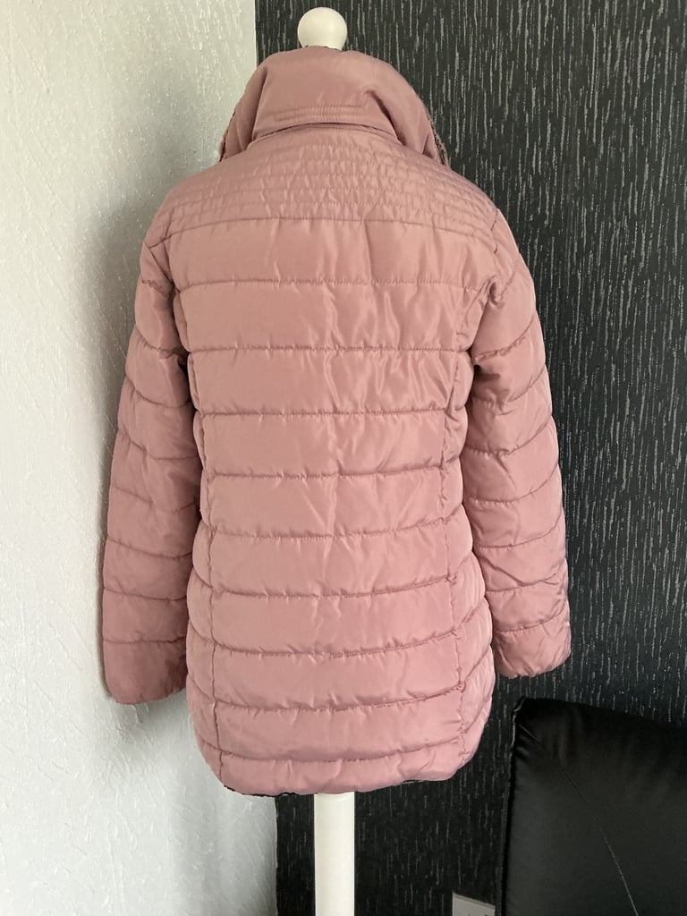 Ladies pink warm coat. 
