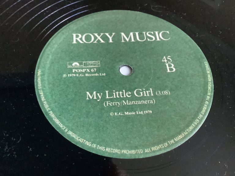Roxy Music 12 inch Single