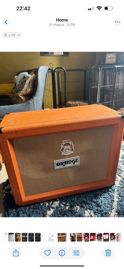 image for Orange PPC212OB Open Back Cabinet