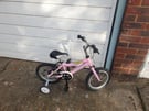 Ridgeback Honey pink  Wheel Size:  14 inches Age:  3 - 5 yrs good condition  fully working