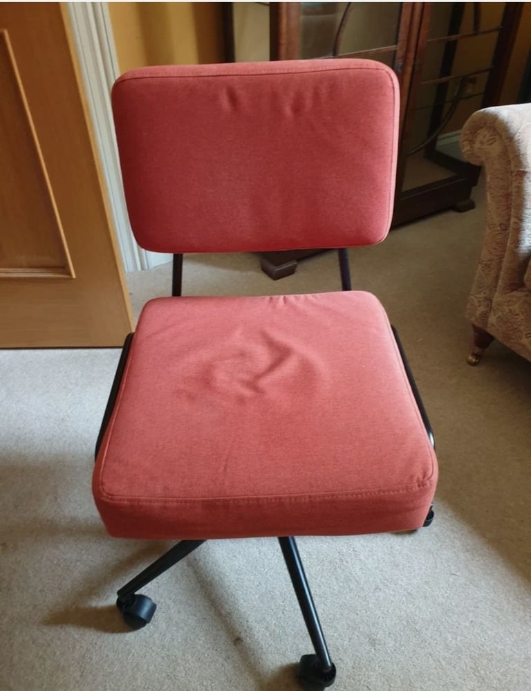 image for Made com Office Chair Burnt Orange Retro Look