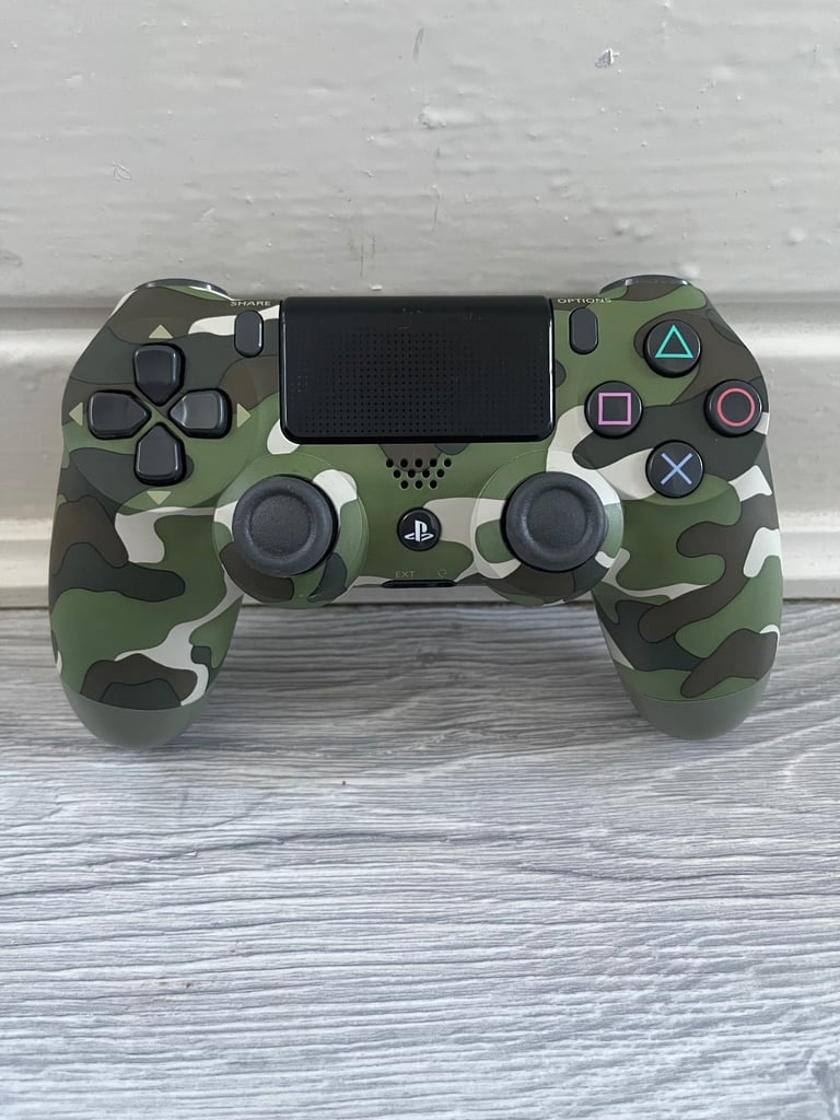image for Official Sony PlayStation 4 DualShock Wireless Controller / Green Camo