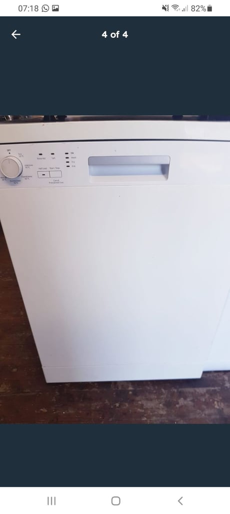 Beko white full size dishwasher free delivery could connect it 
