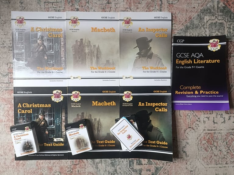 GCSE AQA English Literature revision bundle 