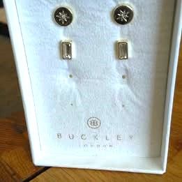 Earrings Studs Job Lot Two Pairs From Buckley London BRAND NEW