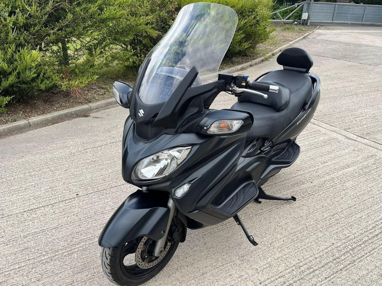 2015 15 SUZUKI AN 650 ZL5 BURGMAN MAXI SCOOTER HISTORY AN650 ABS BLACK SEMI AUTO