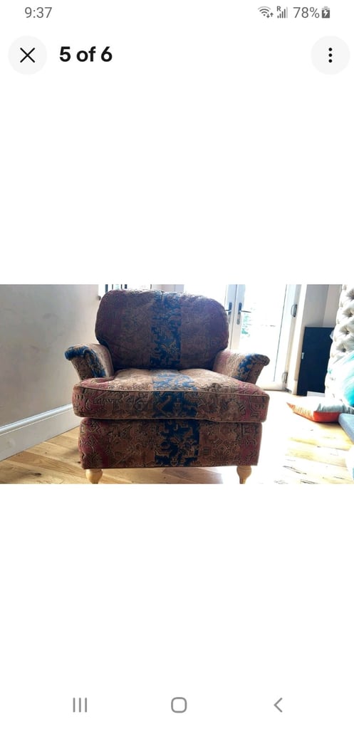 2 Handmade DURESTA  armchairs  stunning and elegant