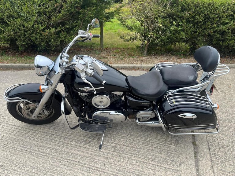 2007 07 KAWASAKI VN 1600 D6F CLASSIC TOURER CRUISER TOURING VN1600 BLACK