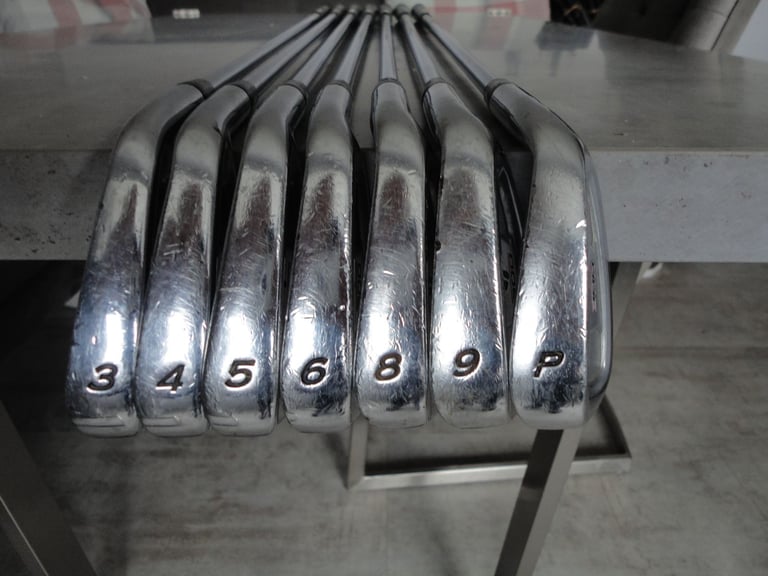 Various golf clubs, various prices, sets, irons, taylormade, macgregor, howson etc