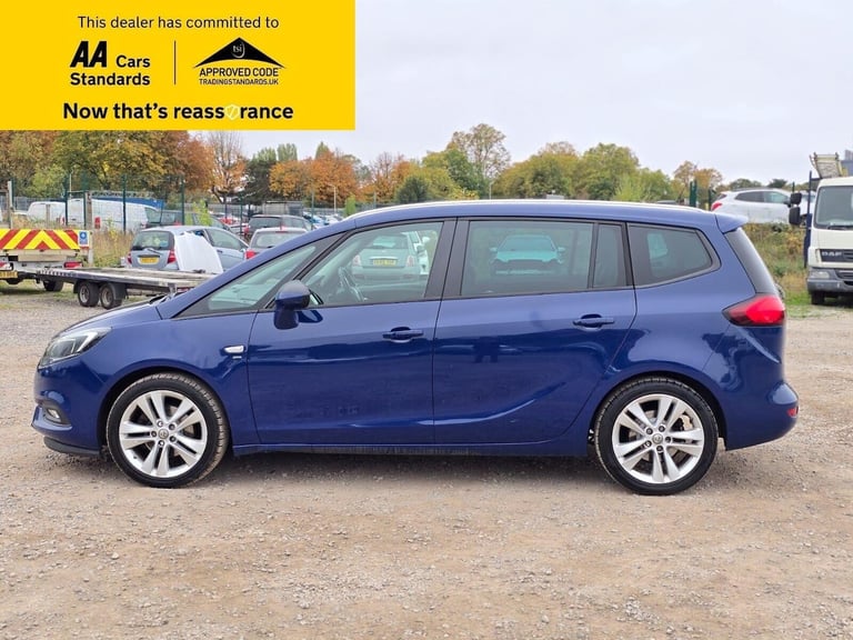 2018 Vauxhall Zafira 1.4i Turbo SRi Nav MPV 5dr Petrol Auto Euro 6 (140 ps) MPV Petrol Automatic