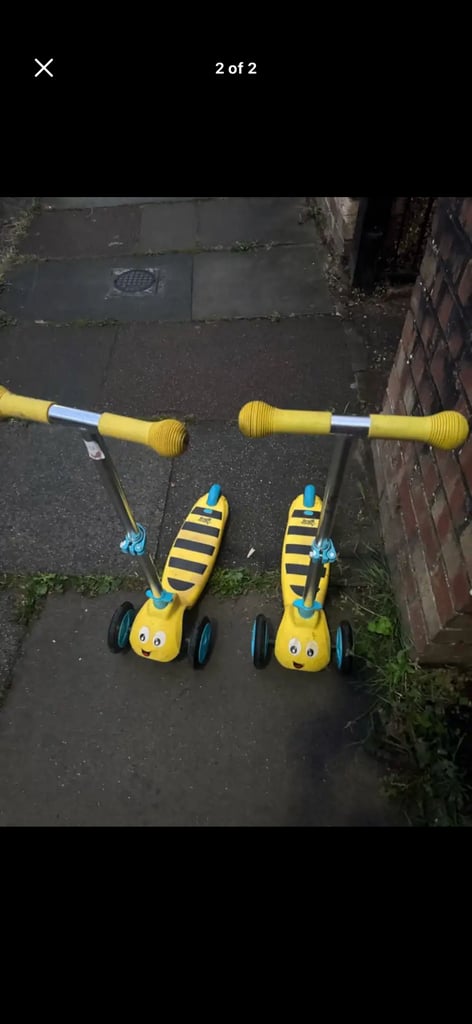 Children’s Bee scooters 