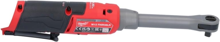 MILWAUKEE M12 FHIR38LR-0 FUEL 12V LI-ION REDLITHIUM BRUSHLESS EXTENDED REACH HIGH SPEED RATCHET