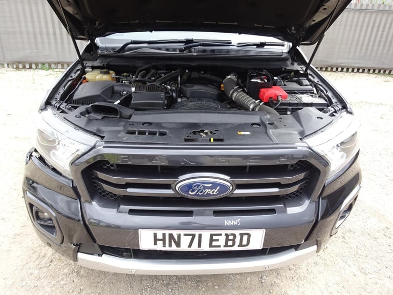 2021 71 REG FORD RANGER WILDTRAK ECOBLUE 4X4 DIESEL AUTO PICK UP DAMAGED SALVAGE