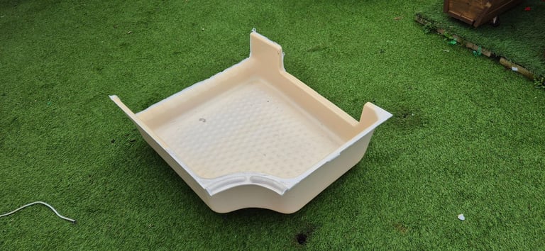 Whole complete toilet unit for camper conversion.