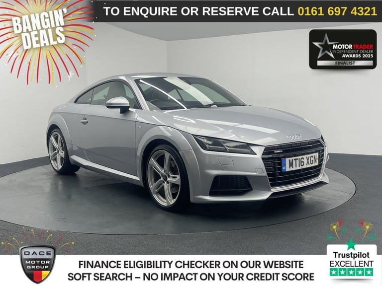 image for 2016 Audi TT 2.0 TFSI S line Coupe 3dr Petrol S Tronic quattro Euro 6 (s/s) (230 ps) Coupe Petrol...