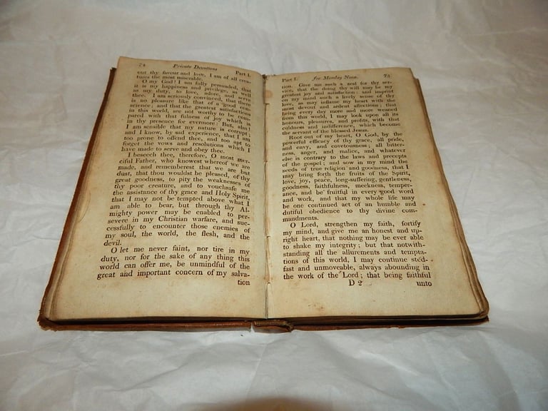 A New Manual of Devotions In Three Parts Published 1805