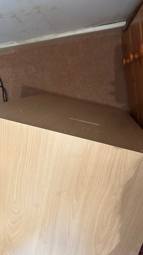 Computer desk without keyboard