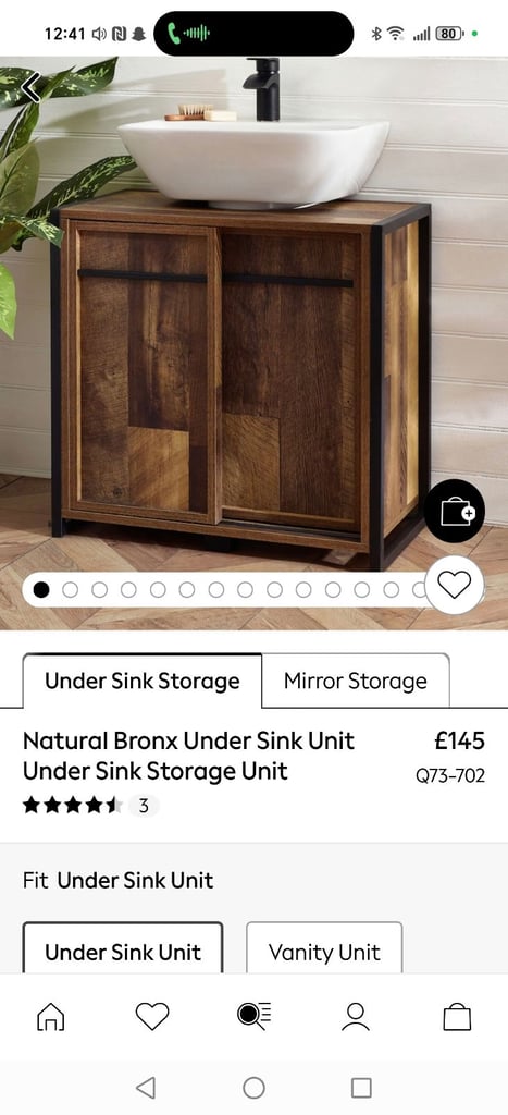 Toliet sink cabinet