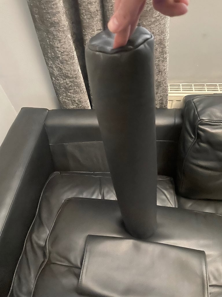 Leather 3 seater sofa