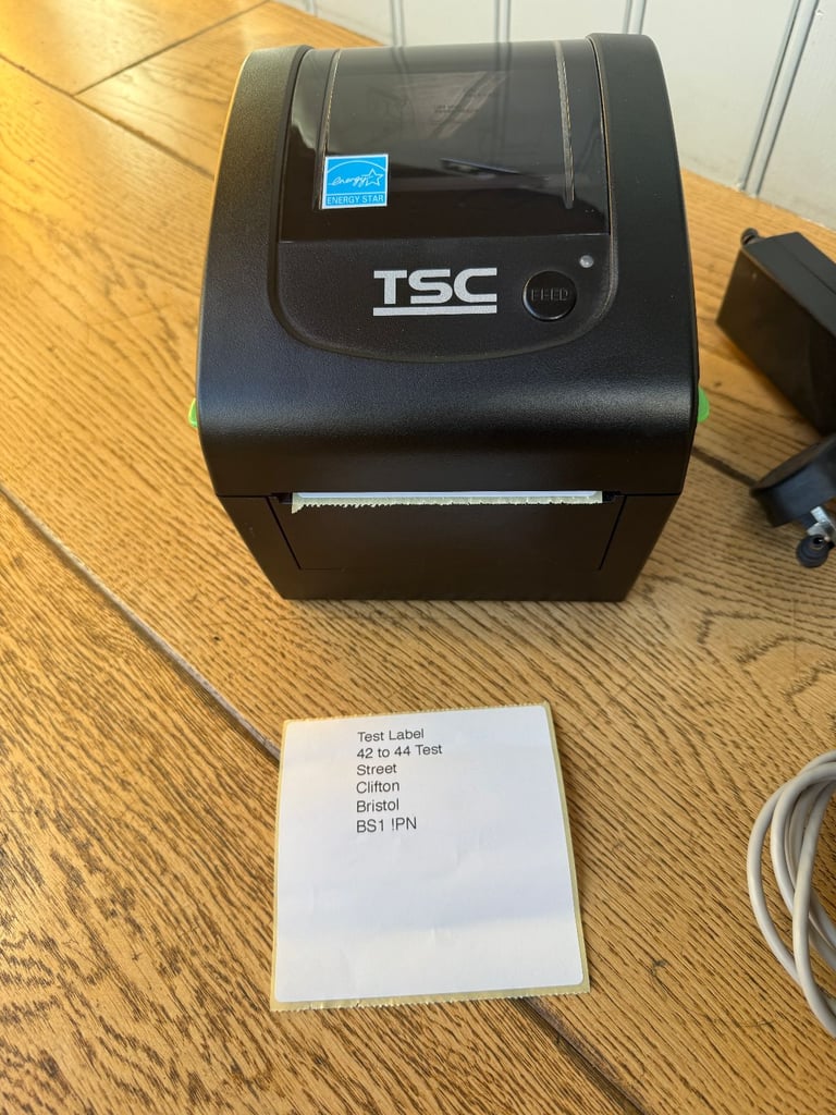 TSC -DA210 Desktop Direct Thermal Label printer DPD Official Approved - comes with 5 rolls labels