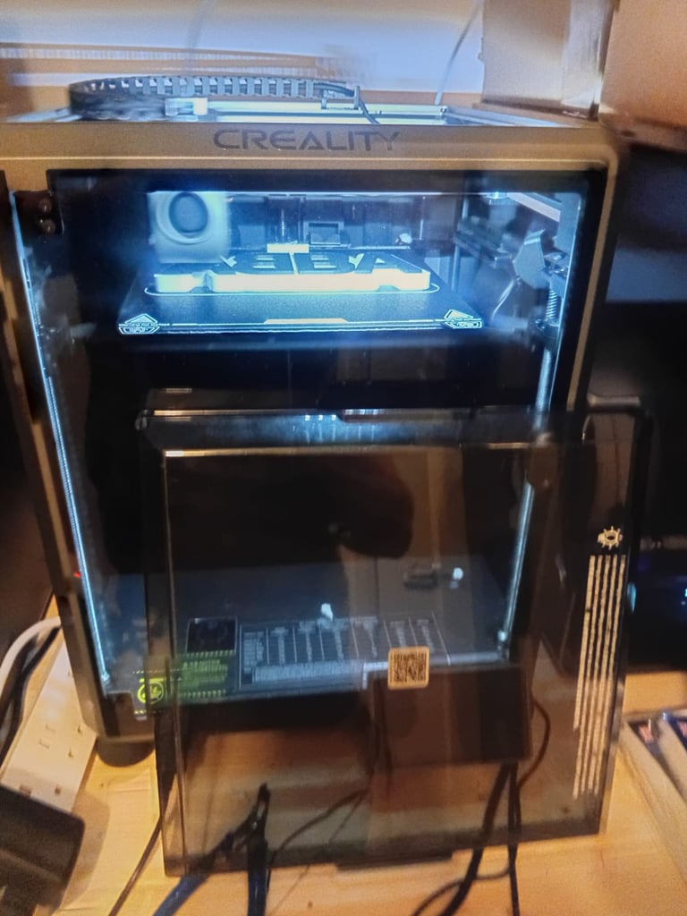 Creality K1 3D printer with CFS multicolour Upgrade Accessory Kit installed - (no CFS unit included)