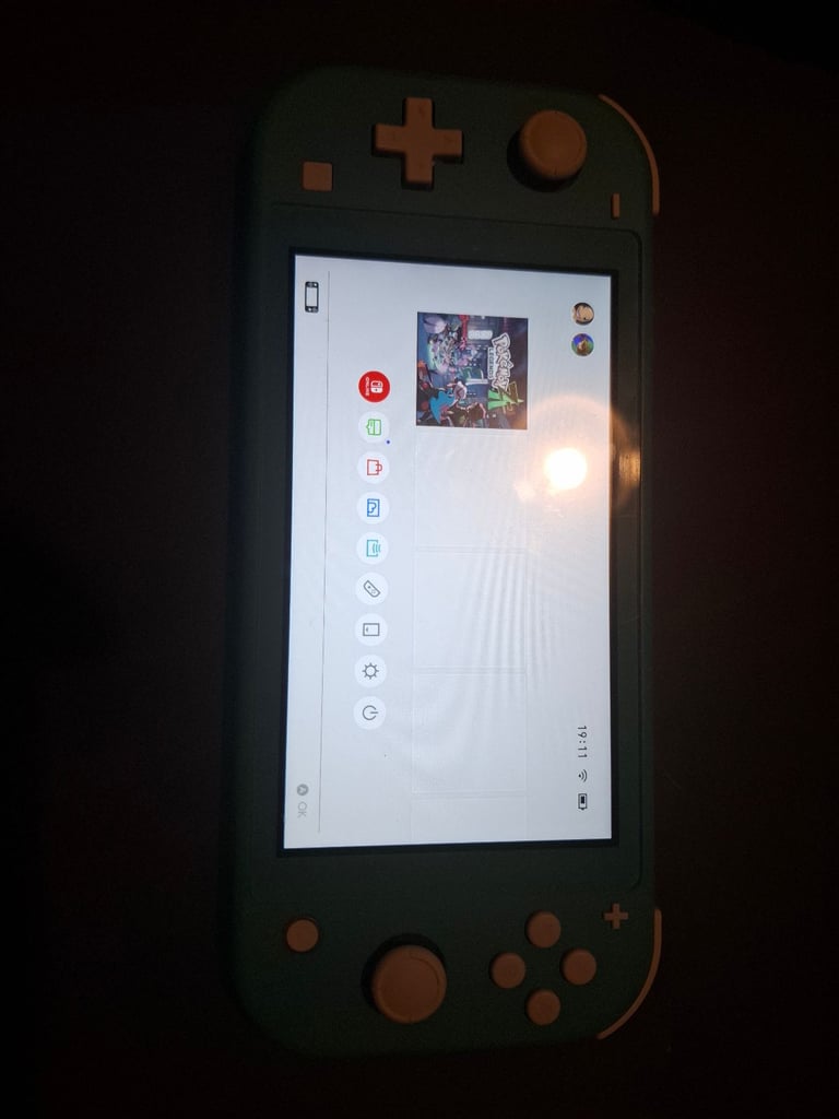 Nintendo switch lite with zelda