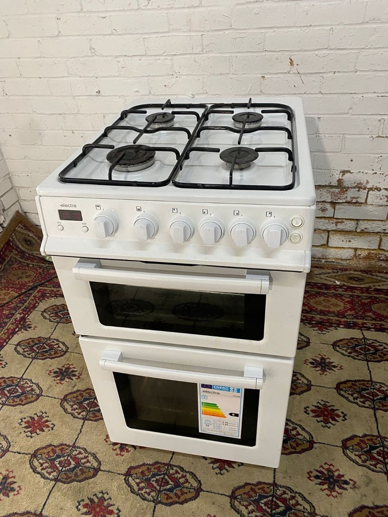 Beautiful 50 CM Electra White Gas Cooker Oven/Grill For Sale
