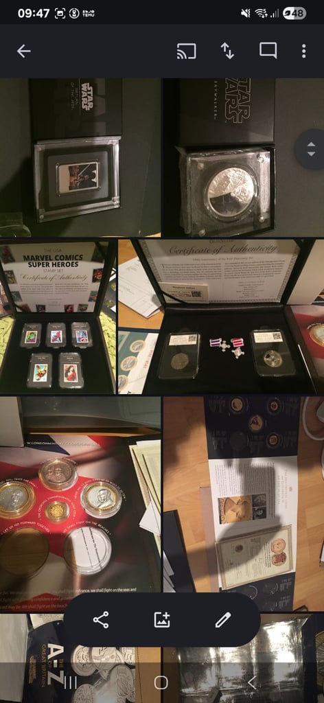 Gas bottle, VW camper, coins, medals,Brum all for sale